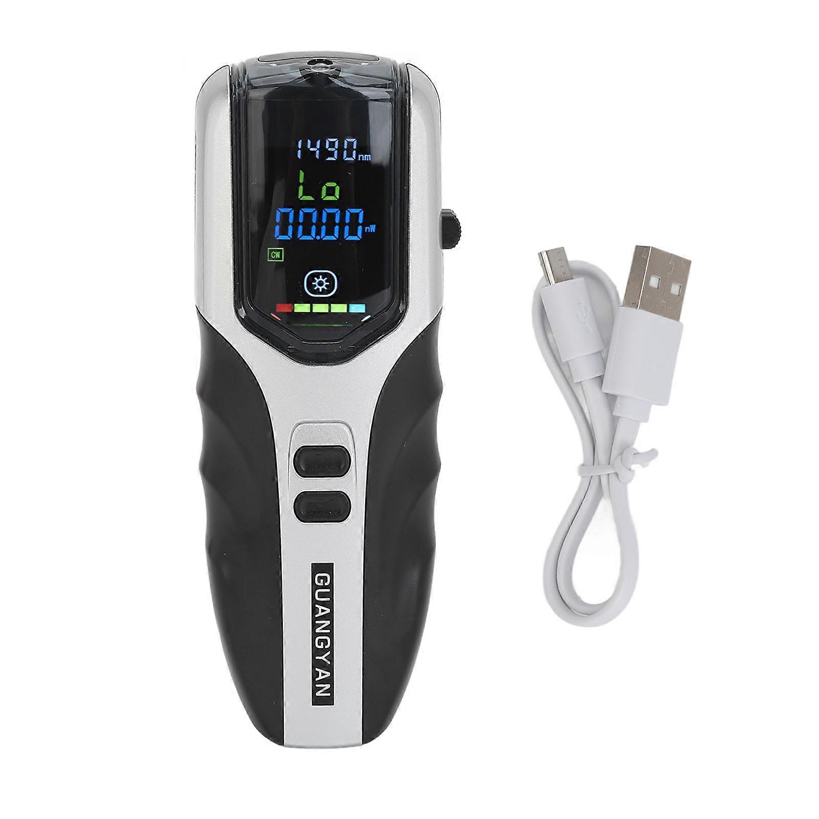 Optical Power Meter Handheld Fiber Optic Attenuation Loss Detector Network Cable Tester ‑70~+10dBm
