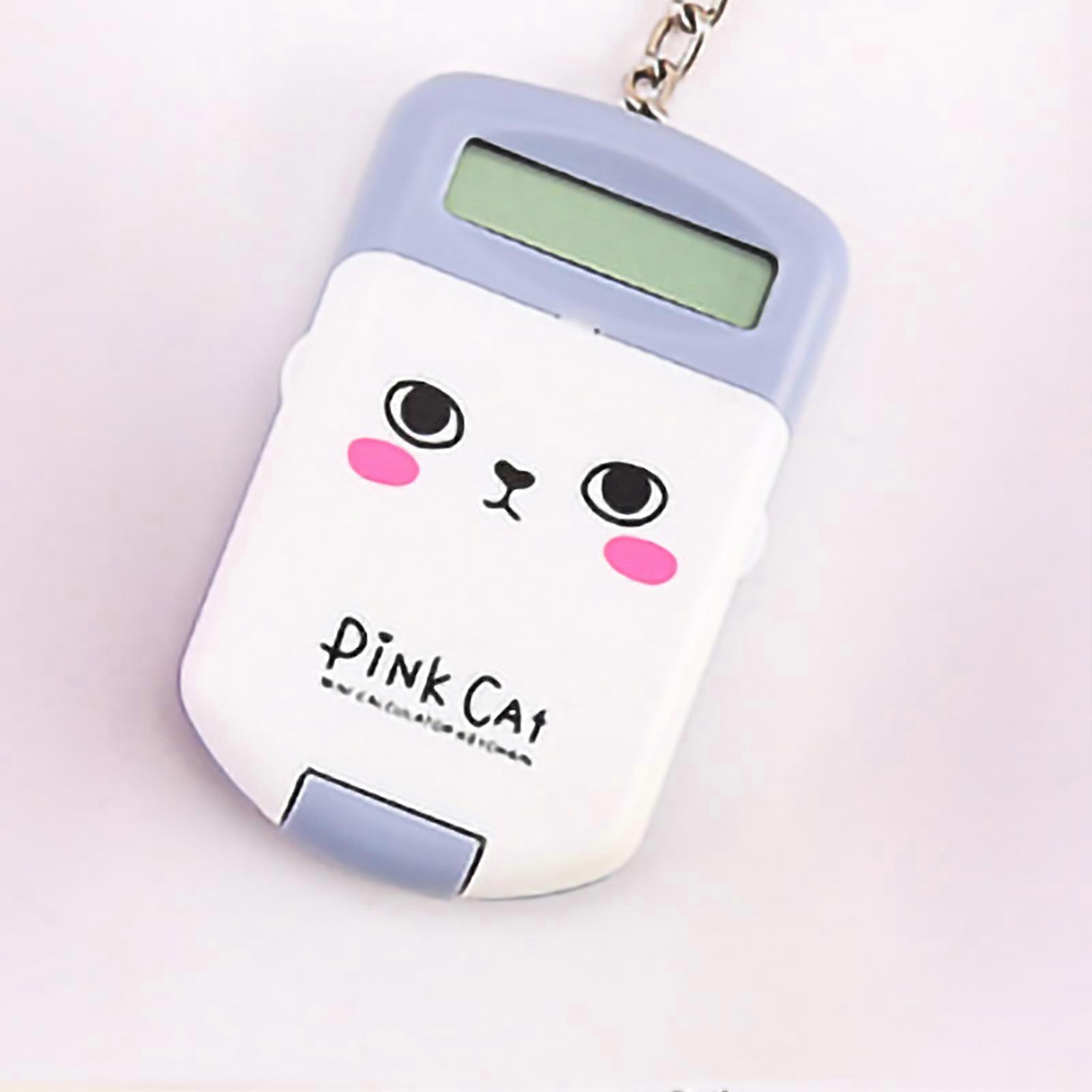 Small Calculator Cute Beautiful Safe Odorless Portable Calculator Calculation Tool for Students Children Grey