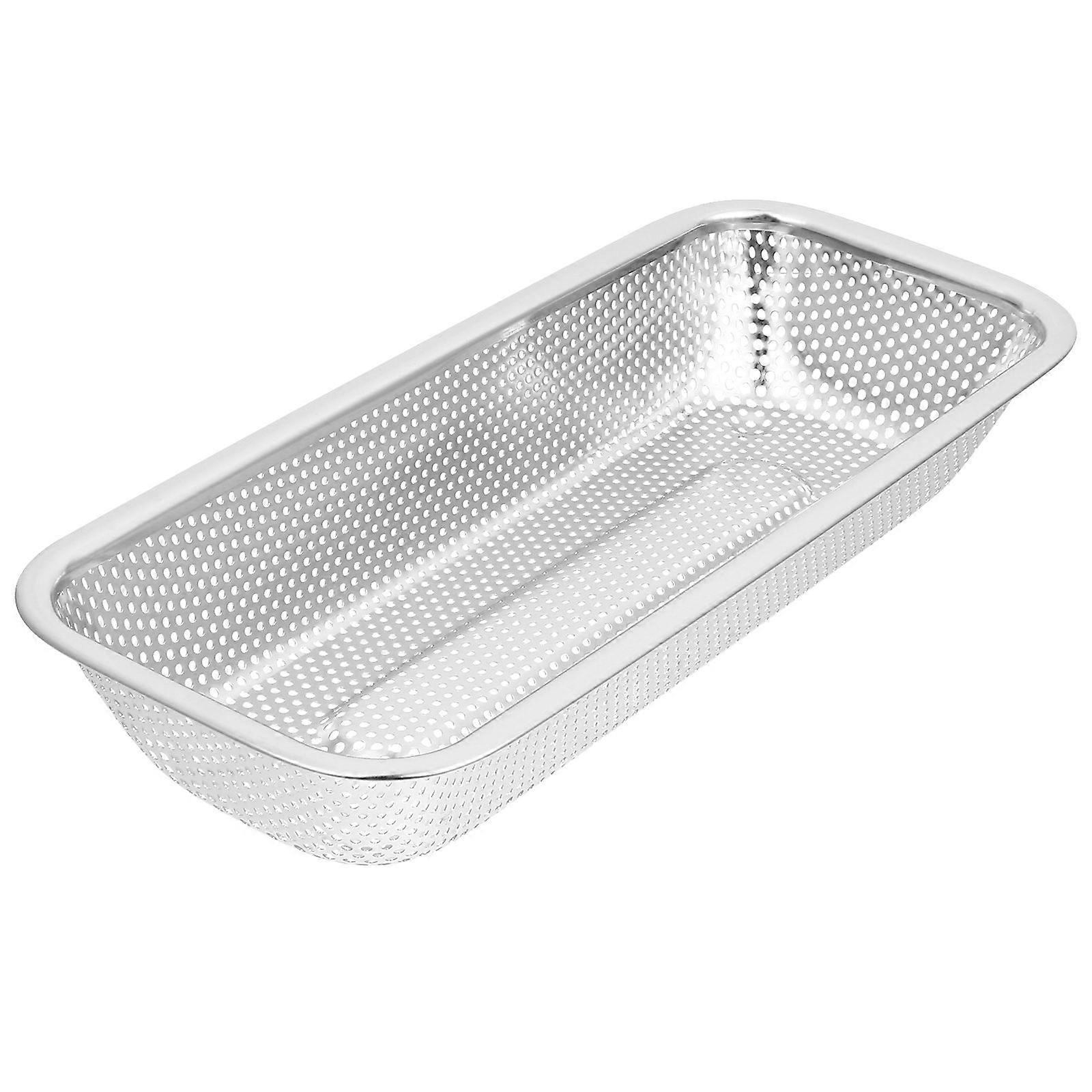 Kitchen Draining Basket Tableware Drainer Rectangular Simple Design Chopsticks Holder 1Pcs