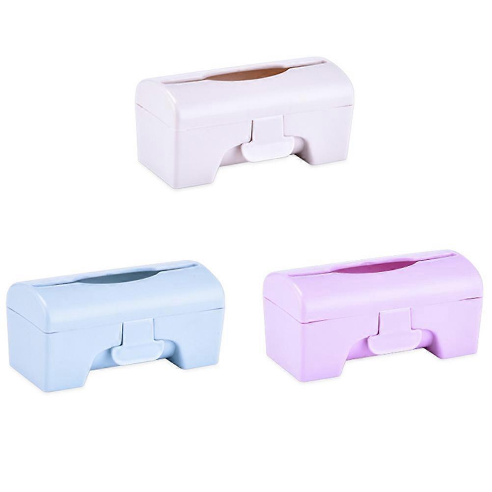 Sky-blue WallMounted Plastic Storage Box for Home Use Creative Kitchen Organizer with DoubleSided