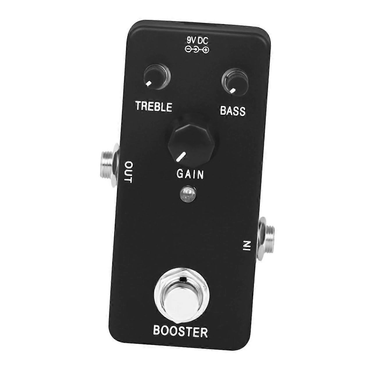 Electric Guitar Effects Pedal Volume Power Supply Analog Delay Effect for Electric Guitar, Black, Compact Design