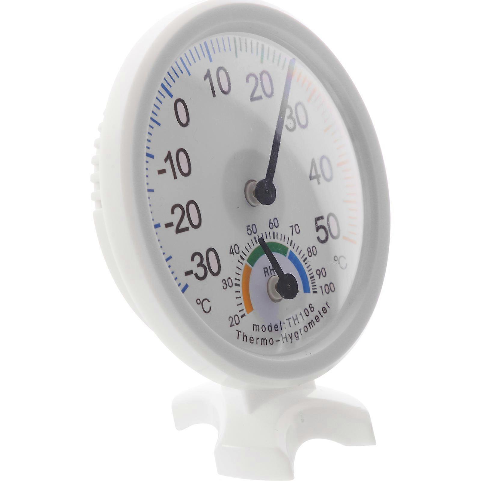Home Hygrometer High Precision Pointer Hygrothermograph Garage Use 75 Mm Diameter Temperature Measurement 1Pcs