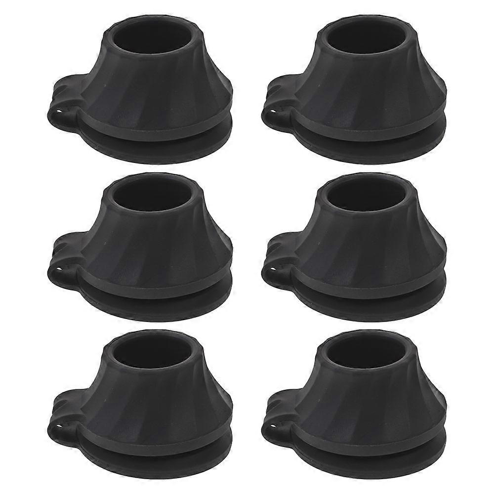 Hemoton 6pcs Flip Top Replacement Caps for Shampoo and Lotion Bottles Plastic Bottle Caps Squeeze Bottle Lids