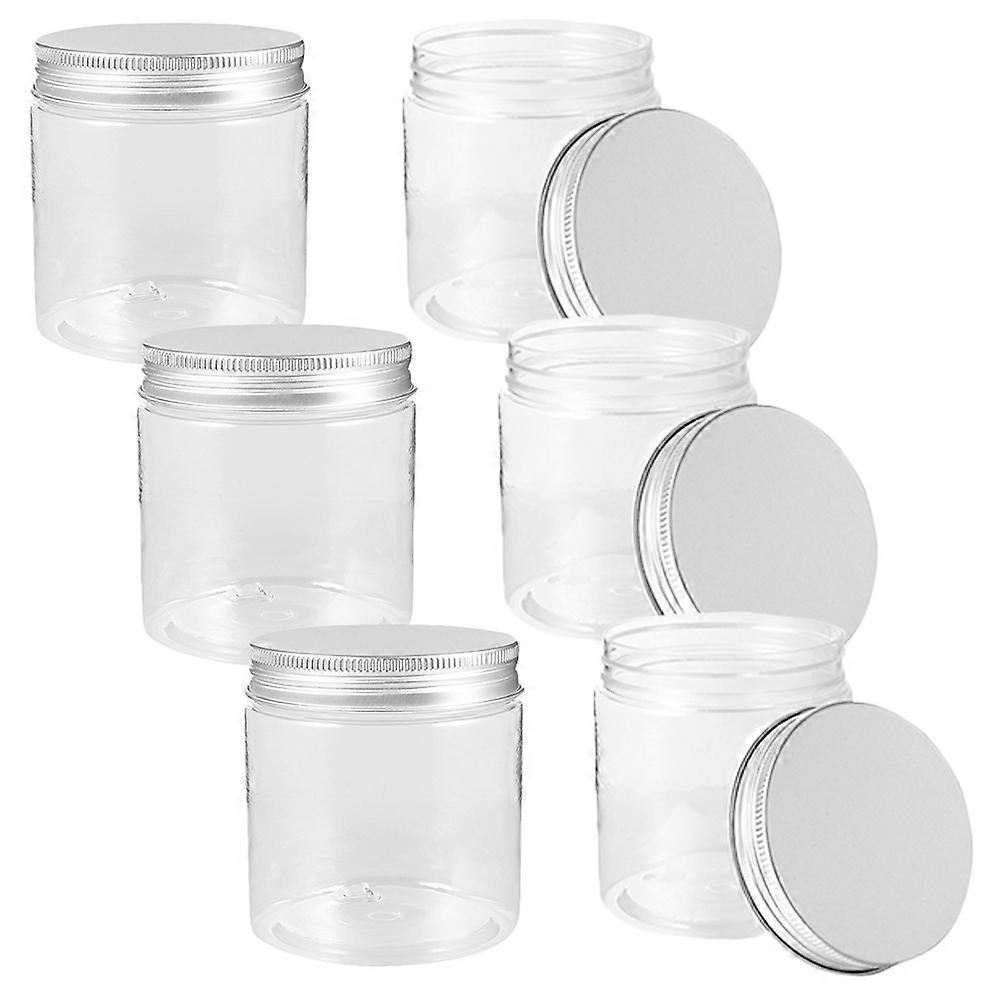 Mason Jar with Lid 6Pcs Transparent Jars for Home Easy Refill and Clean