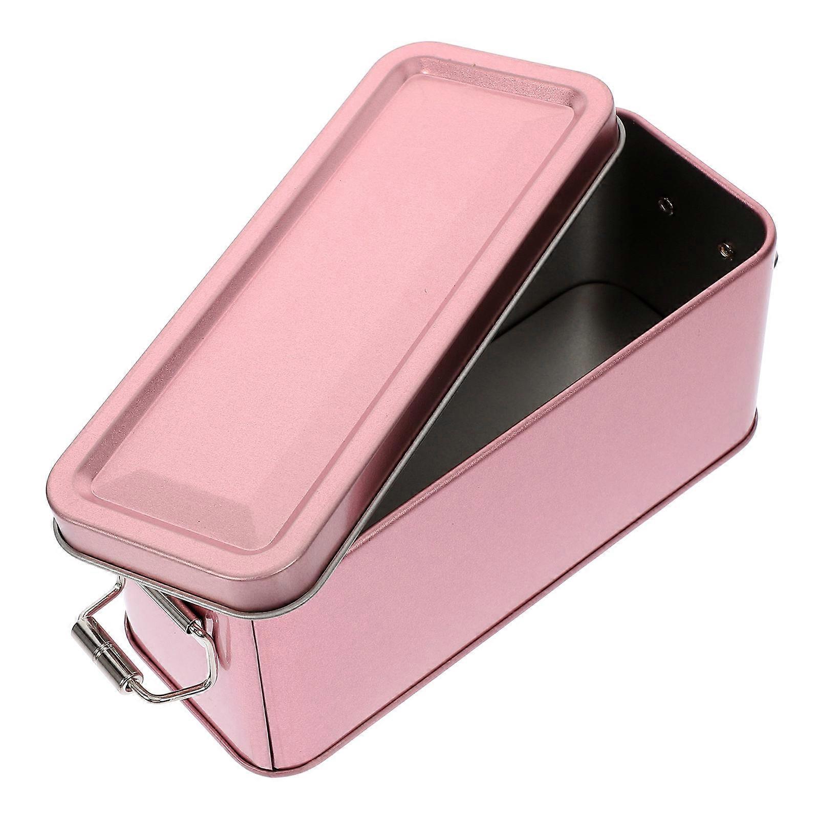 Gold Tin Storage Box with Lid – Multi Purpose Candy & Biscuit Container for Home & Office Use – Elegant Craftsmanship for Daily & Festival Occasions
