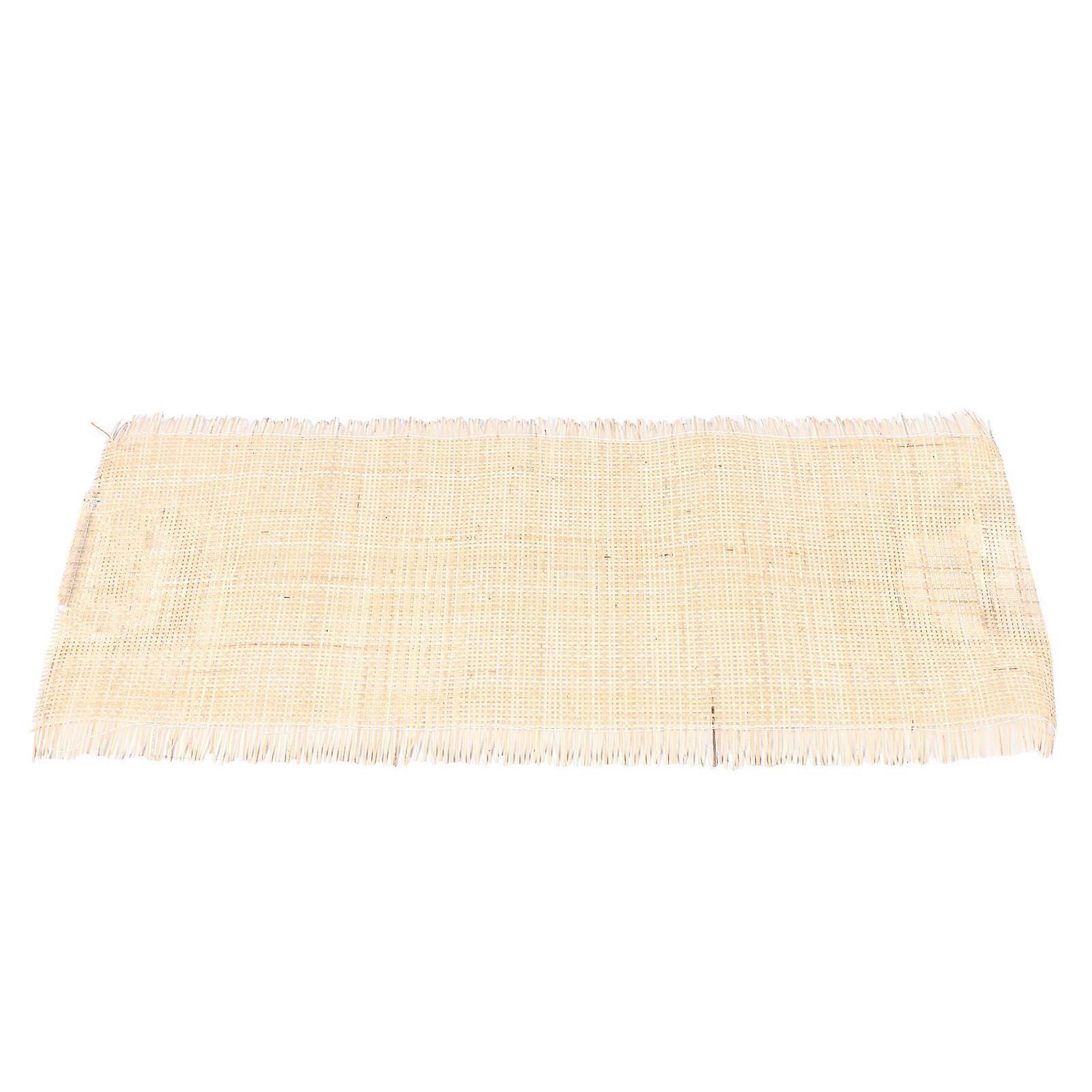 Rattan Weaving Board Webbing Sheet Natural Handwoven Rattan Indoor Use Living Rooms 1 Roll