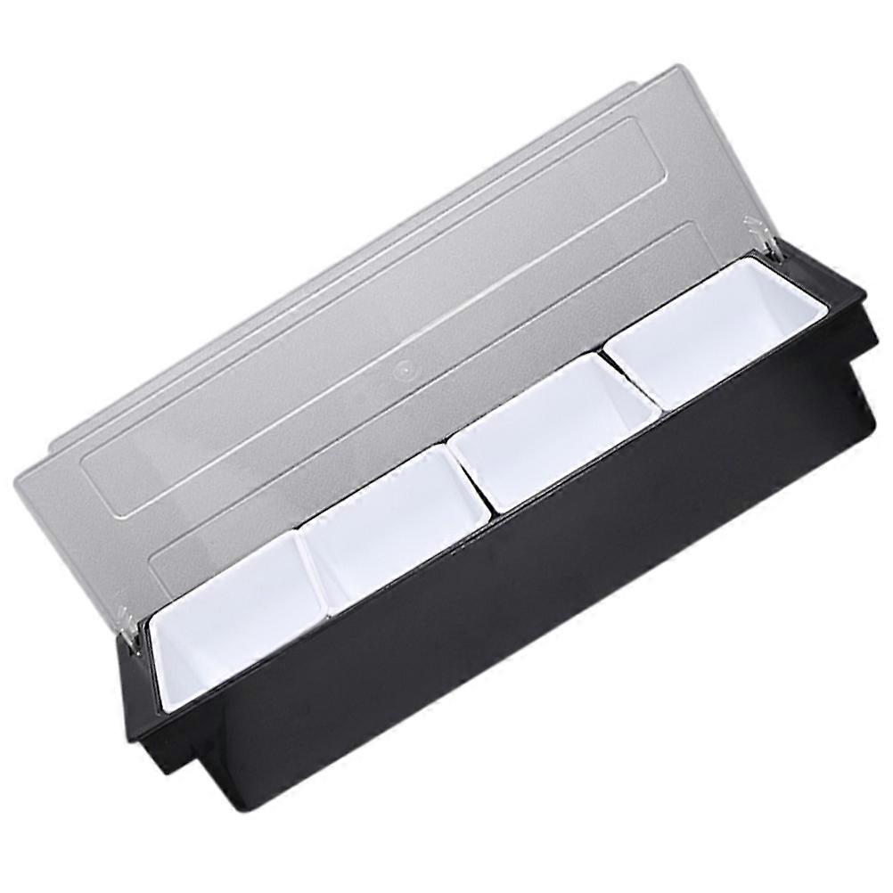 Fruit Compartment Box 1Set Multi Space-Saving Plastic Preservation Box for Food Storage