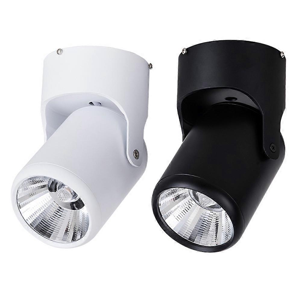 Adjustable LED Spotlight Aluminium Wall Lamp for Home Use Black 360° Rotatable 90° Tiltable Size 7W