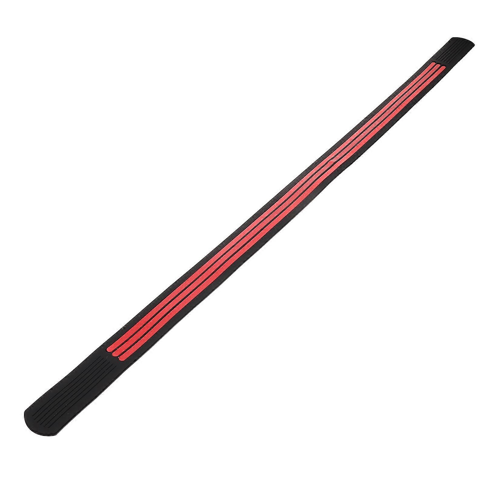 Reflective Rear Bumper Warning Tape High Visibility Scratch Resistant Trunk Protection Decals for Cars Night Safety Red