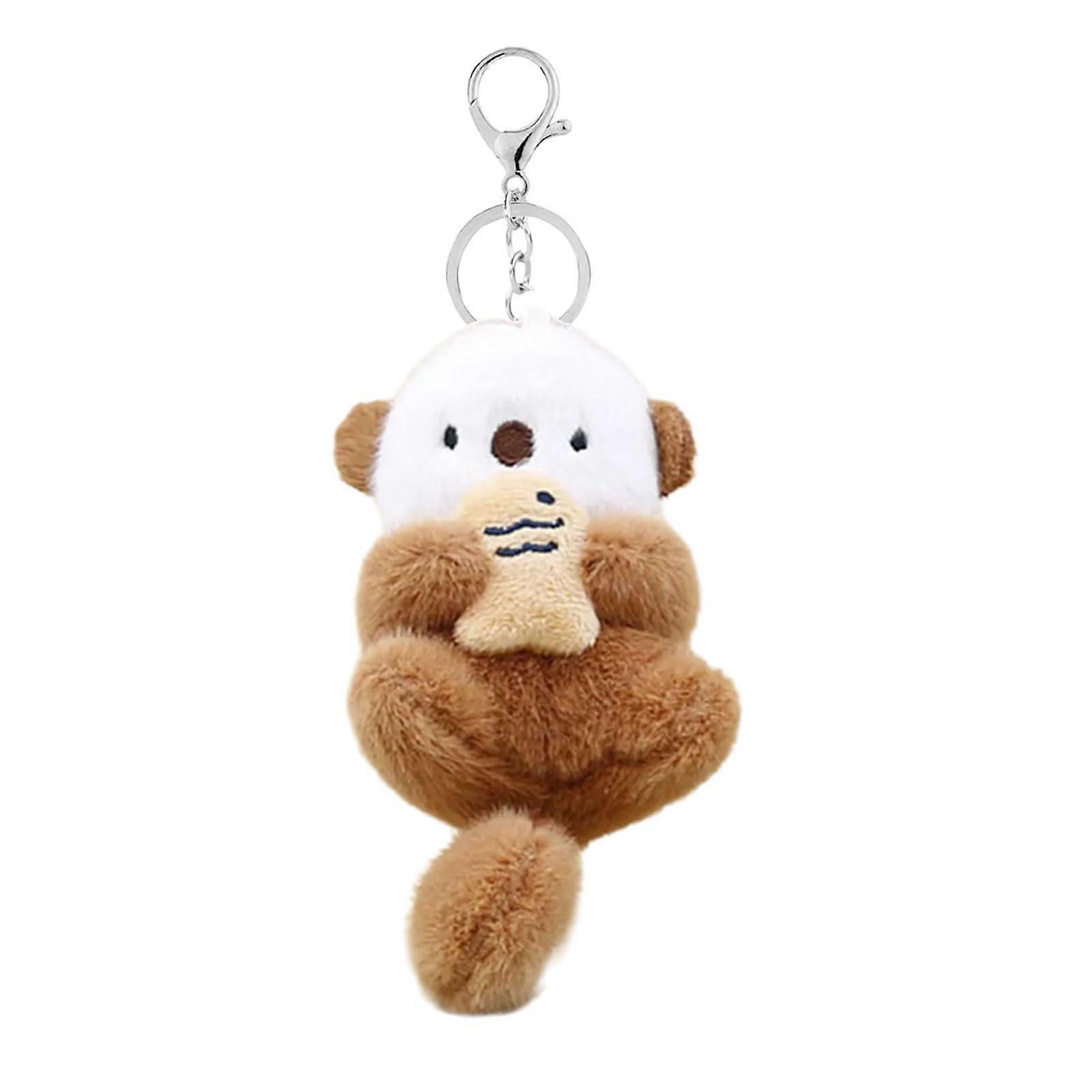 Soft and practical animal keychain, plush keychain, stylish phone charm, bag accessory for daily use