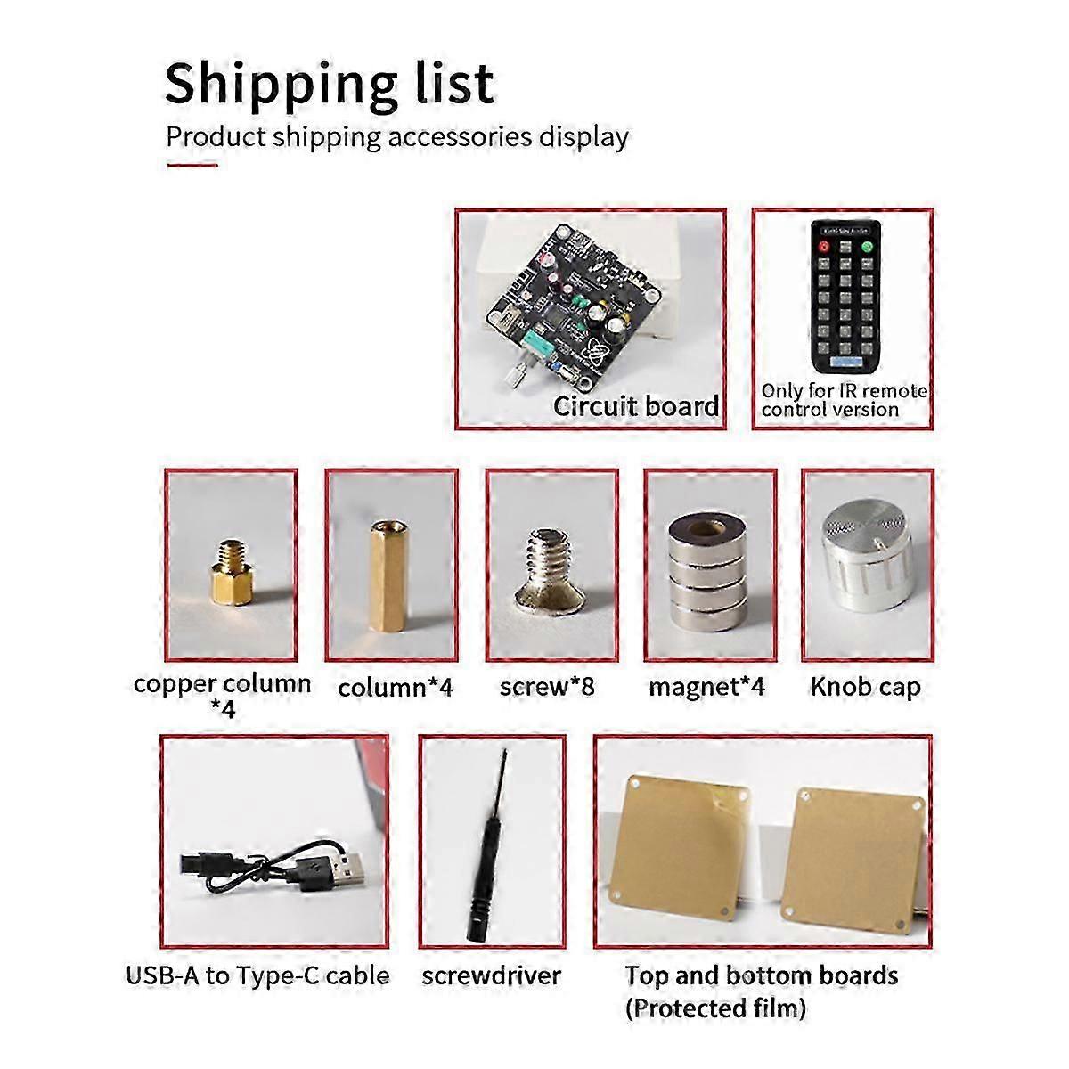 La01 Non-Destructive Hifi5.1 Bluetooth USB Flash Drive Decoding Board Player Audio Receiver Audio Amplifier Board 1Set