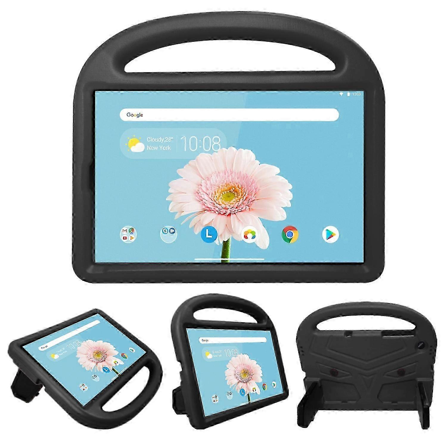 Kids-Friendly 10.1" Tablet Protective Case - Shockproof EVA Shell with Bird Design (Black)