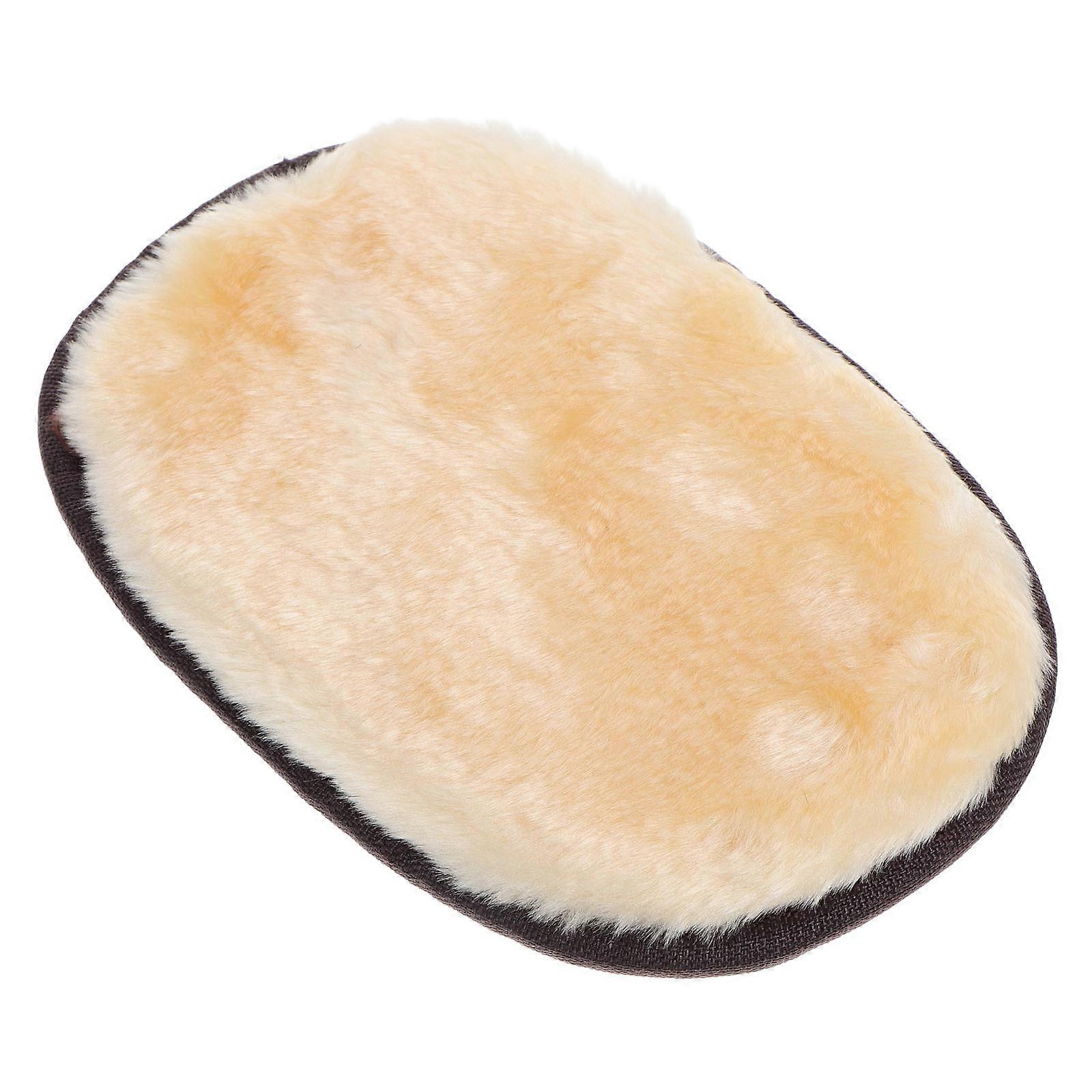 Shoe Polishing Glove Imitation Lamb Cleaning Cloth for Shoes and Boots, Efficient Debris Absorption, Versatile Durable Tool for Car and Care