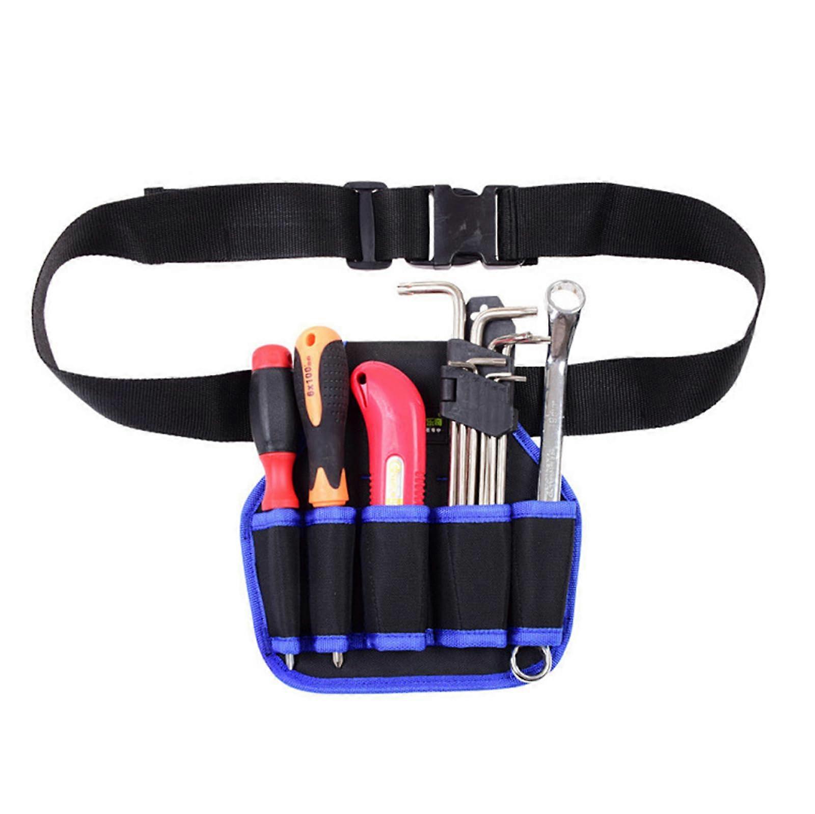 Tool Bags, Tool Belt, MultiPurpose Tool Bag, Canvas Tool Bag, Electrician Tool Bag, Organiser for Electricians, Electricians Bag, Tool Organiser Blue