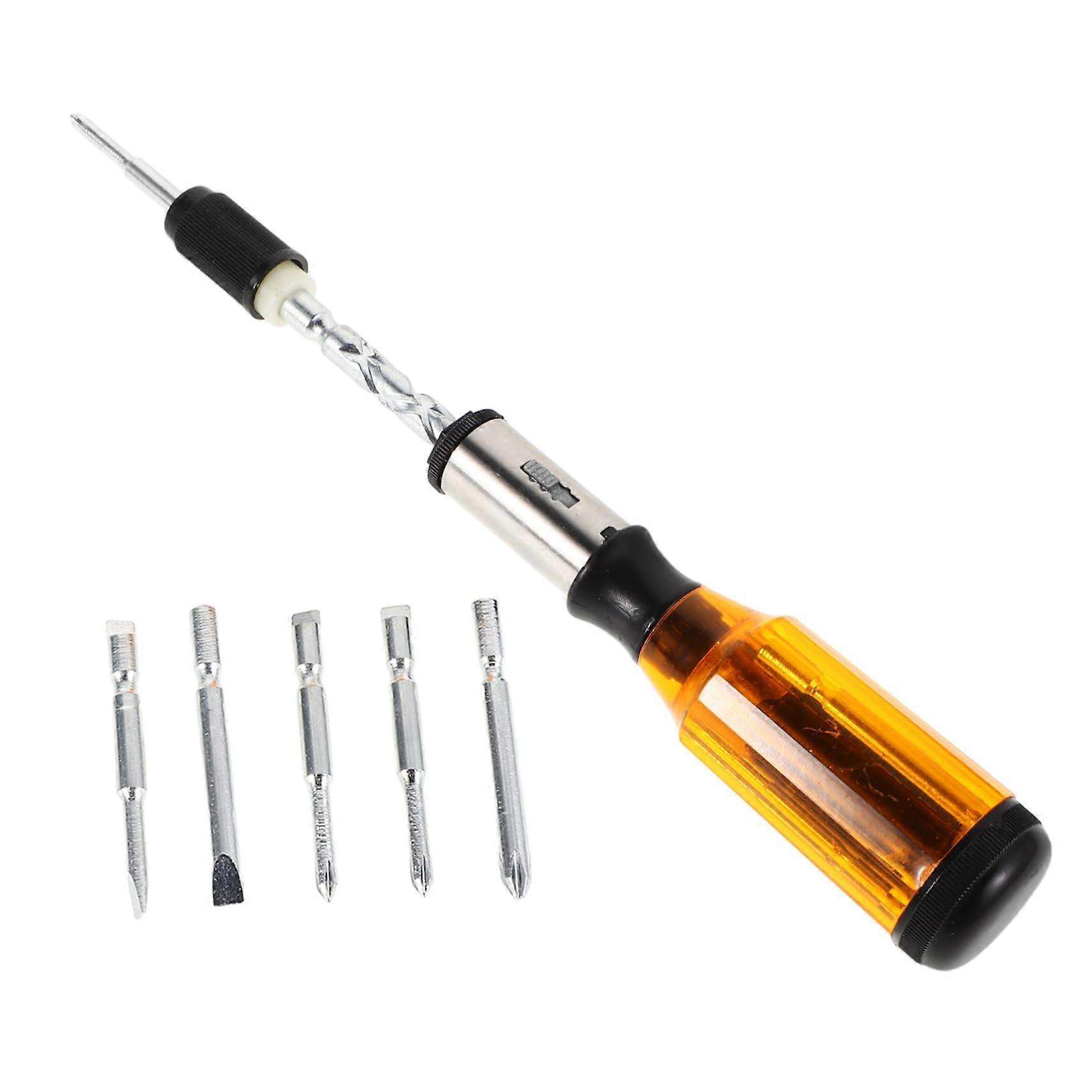 Screwdriver Hand Press Ratchet Tool Rotating Spiral Ratchet Hand Tool Semi-Automatic Spiral Tool