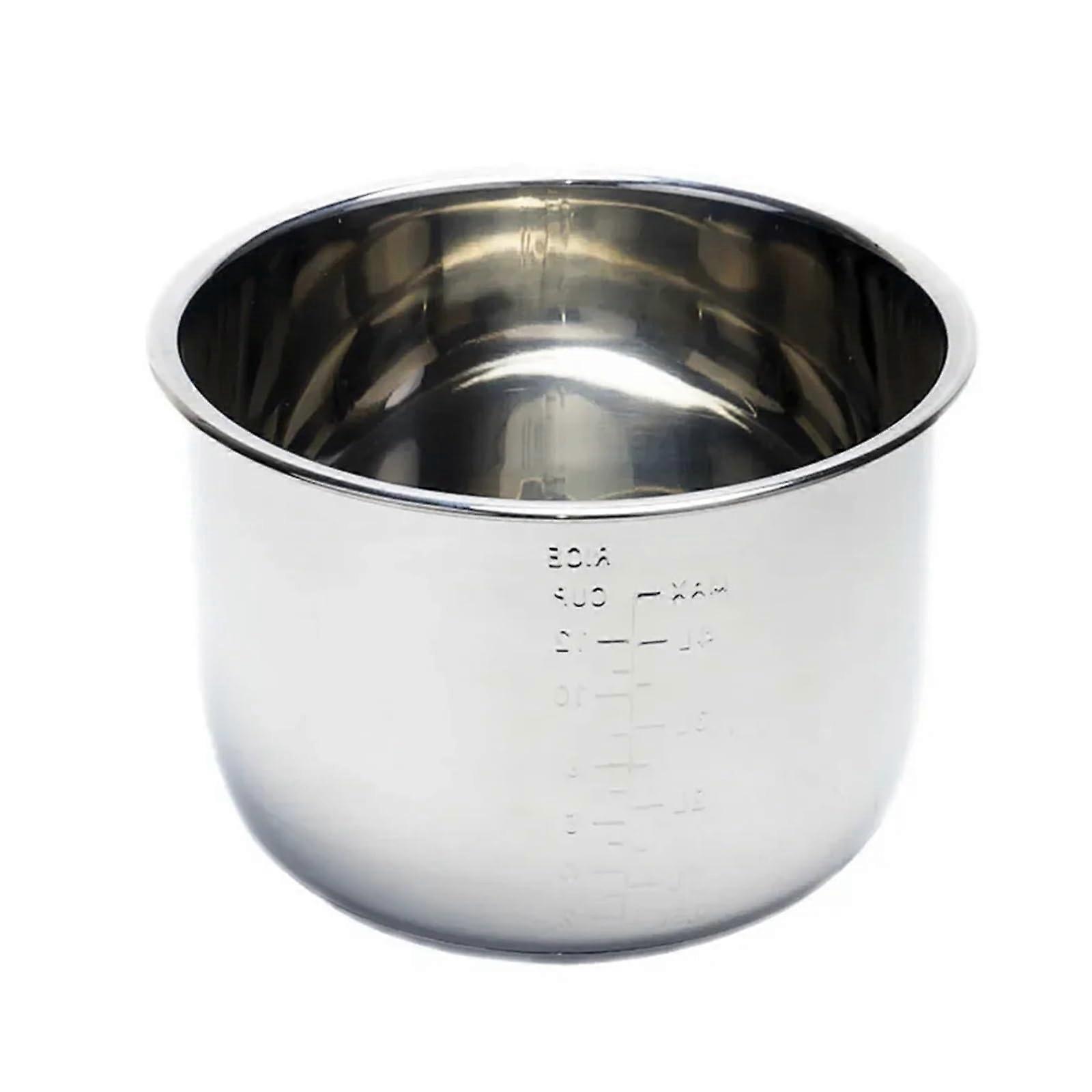 Rice Cooker Insert Pan 5L 304 Stainless Steel Double Bottom Inner Pot