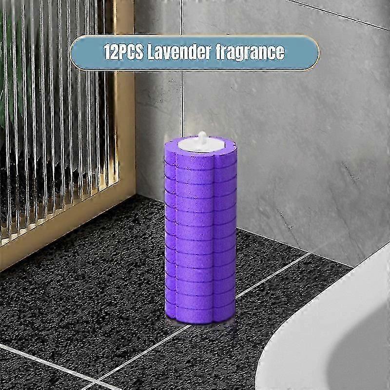 12X Disposable Toilet Brush Set - Toilet Bowl Cleaning System with Refills for Easy Cleaning-Good