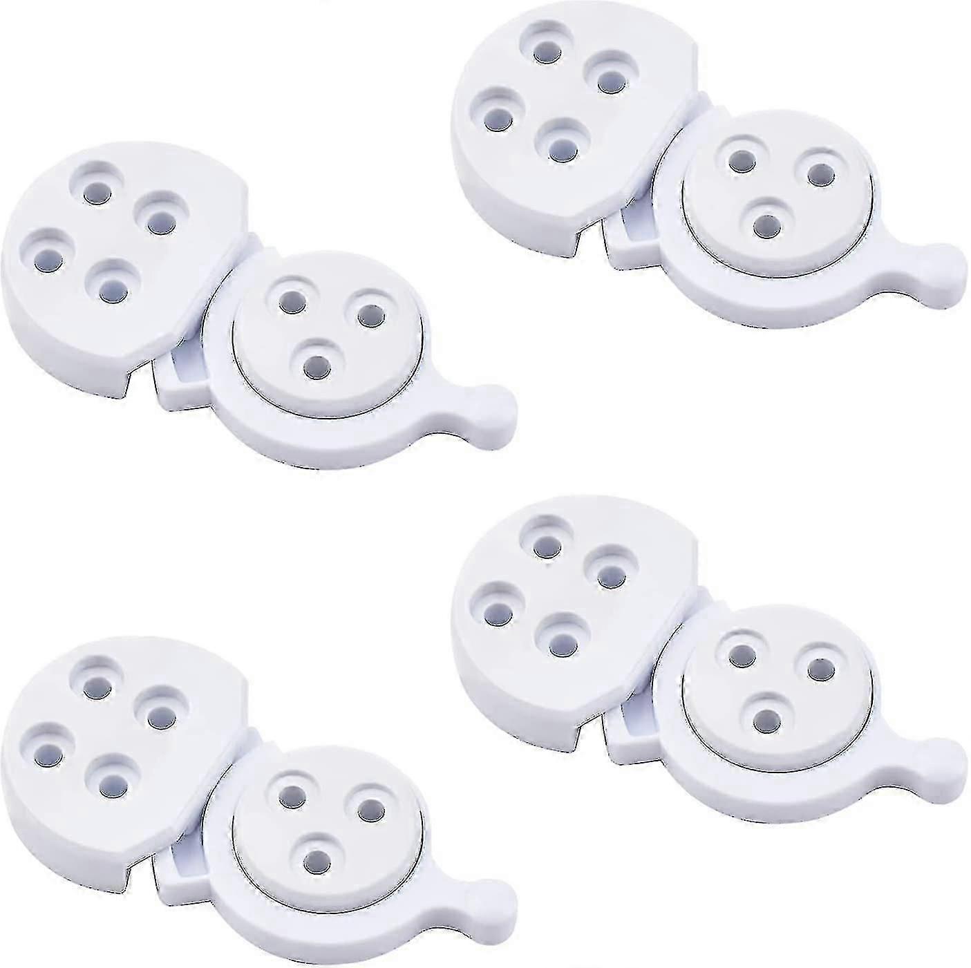 Heavy Duty Plastic Table Locks, Dining Training Table Buckles Connectors Hardware Accessories Latch Table Buckle Locks Desk Combination Fasteners(whit