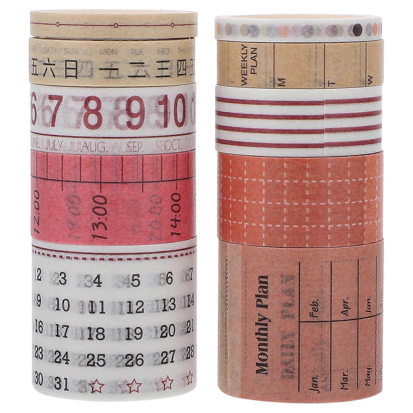 Diy Planner Washi Tape   Decorative Masking Tapes for Scrapbooking, Journaling & Craft Projects   Adorable Designs for Creative Personalization