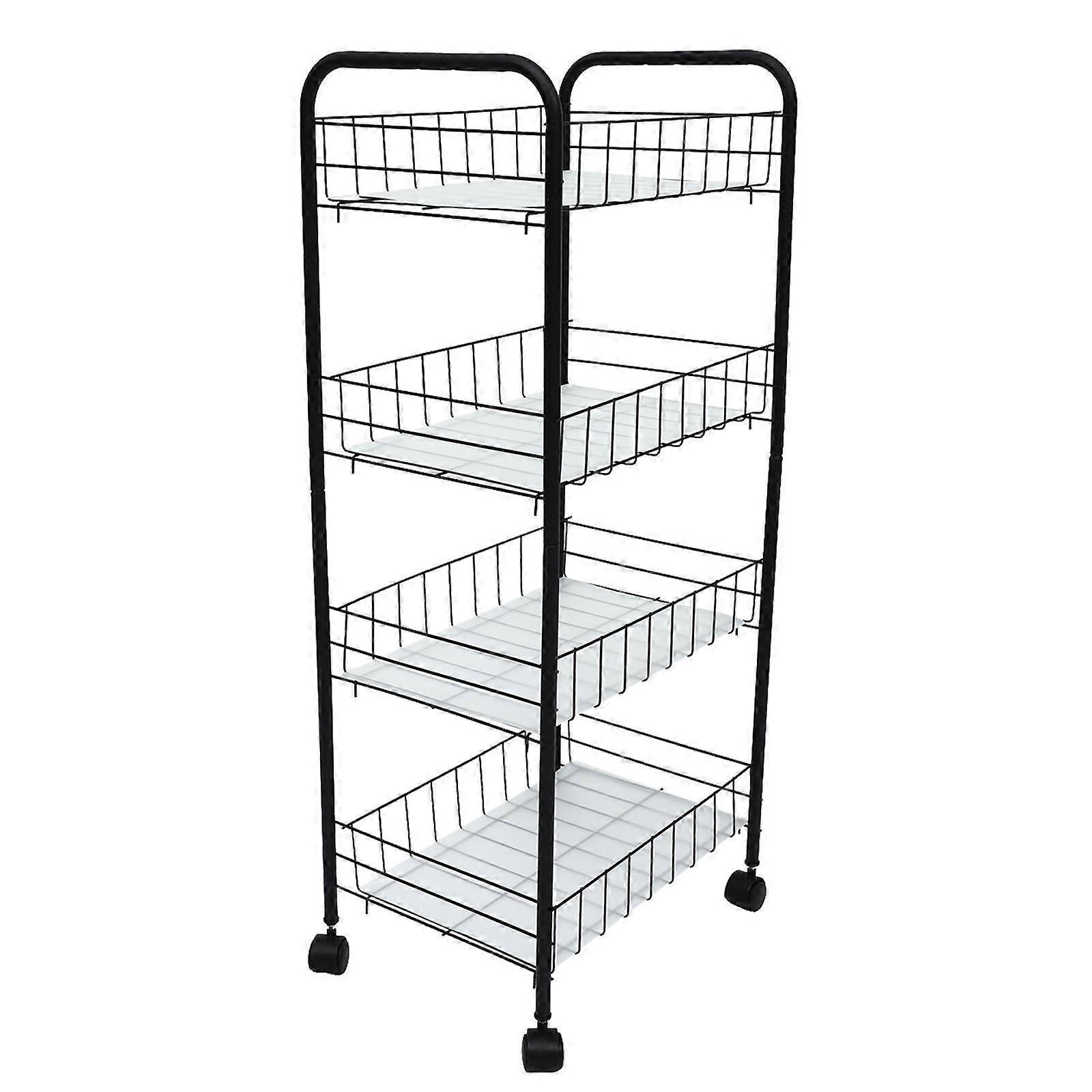 Storage Rack Multi-Functional Roller Skating Rack for Kitchen with 1Pcs