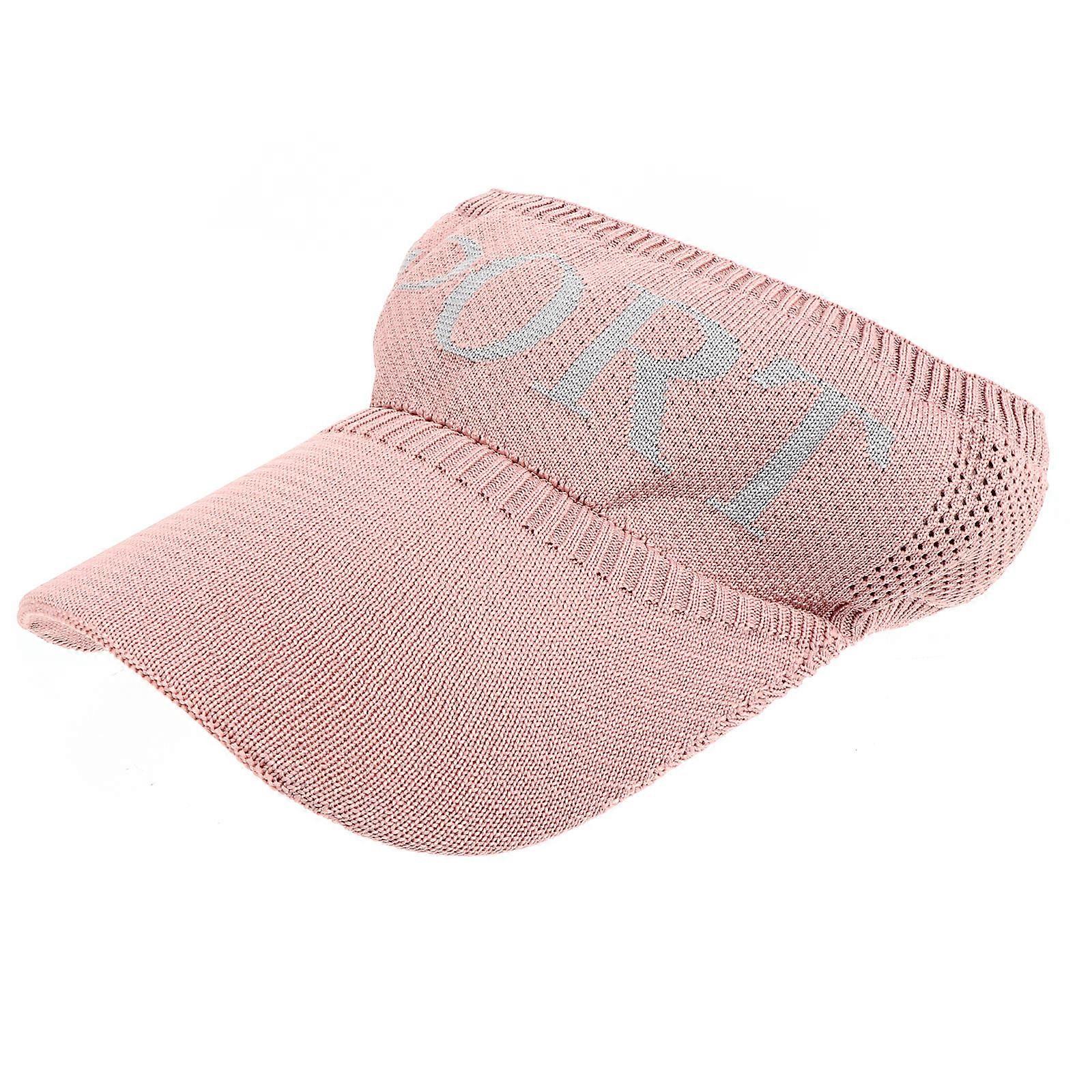 Here's a refined and attractive product description based on your input:

   

**Unisex Lightweight Knitted Sun Block Hat – Stylish Brimmed Visor for