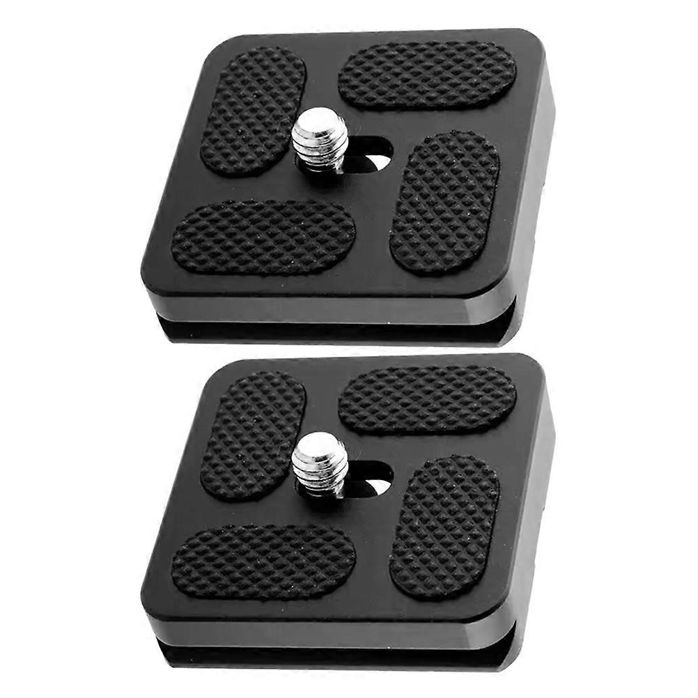 Quick Release Tripod Plate 2pcs Durable DSLR Camera Mount Compatible with Tripods and Gimbals for Easy Installation Essential Photography