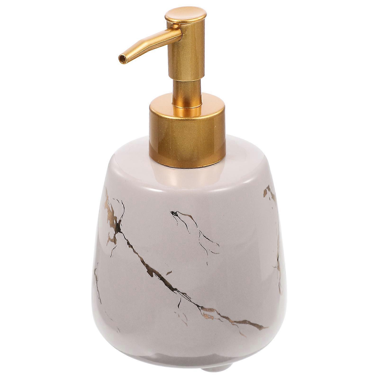Ceramic Soap Dispenser for Home Use Dark Green Provides Brightness
