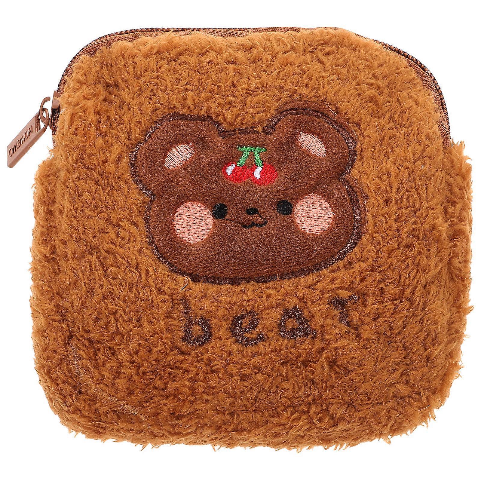 Feminine Pads Holder For Shopping Hygiene Product Container Chocolate Color Insect-Proof 1Set