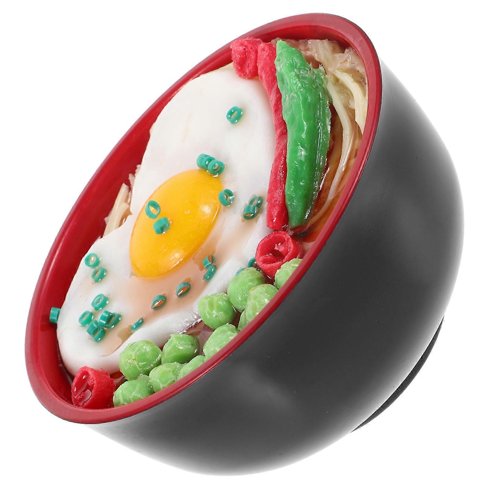 Tiny Food Model Fake Noodle Prop Simulation Food Model Decoration Set