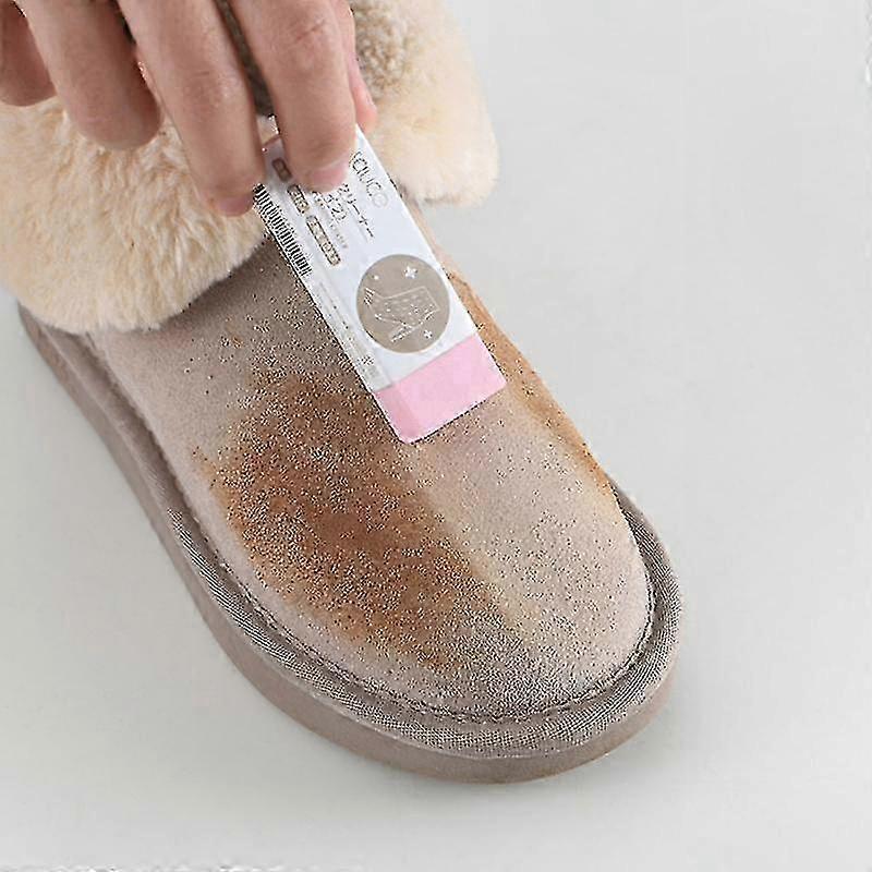 Suede Leather Shoe Cleaning Block with Eraser and Brush for Boot Care