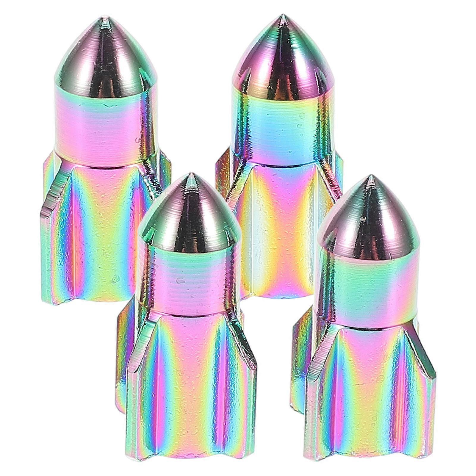 Universal Design Tire Valve Caps 4Pcs Set For Vehicle Accessories Featuring Dustproof And Airtight Seal Protection For Daily Use