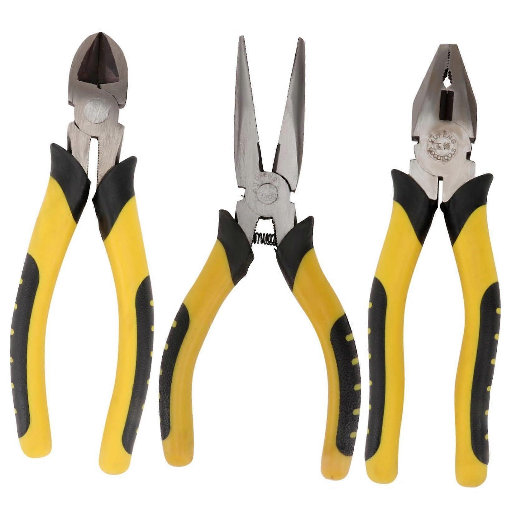 3piece Ergonomic Wire Cutters Electrician Tool for Cutting Cable Sheaths Suitable for Maintenance Work