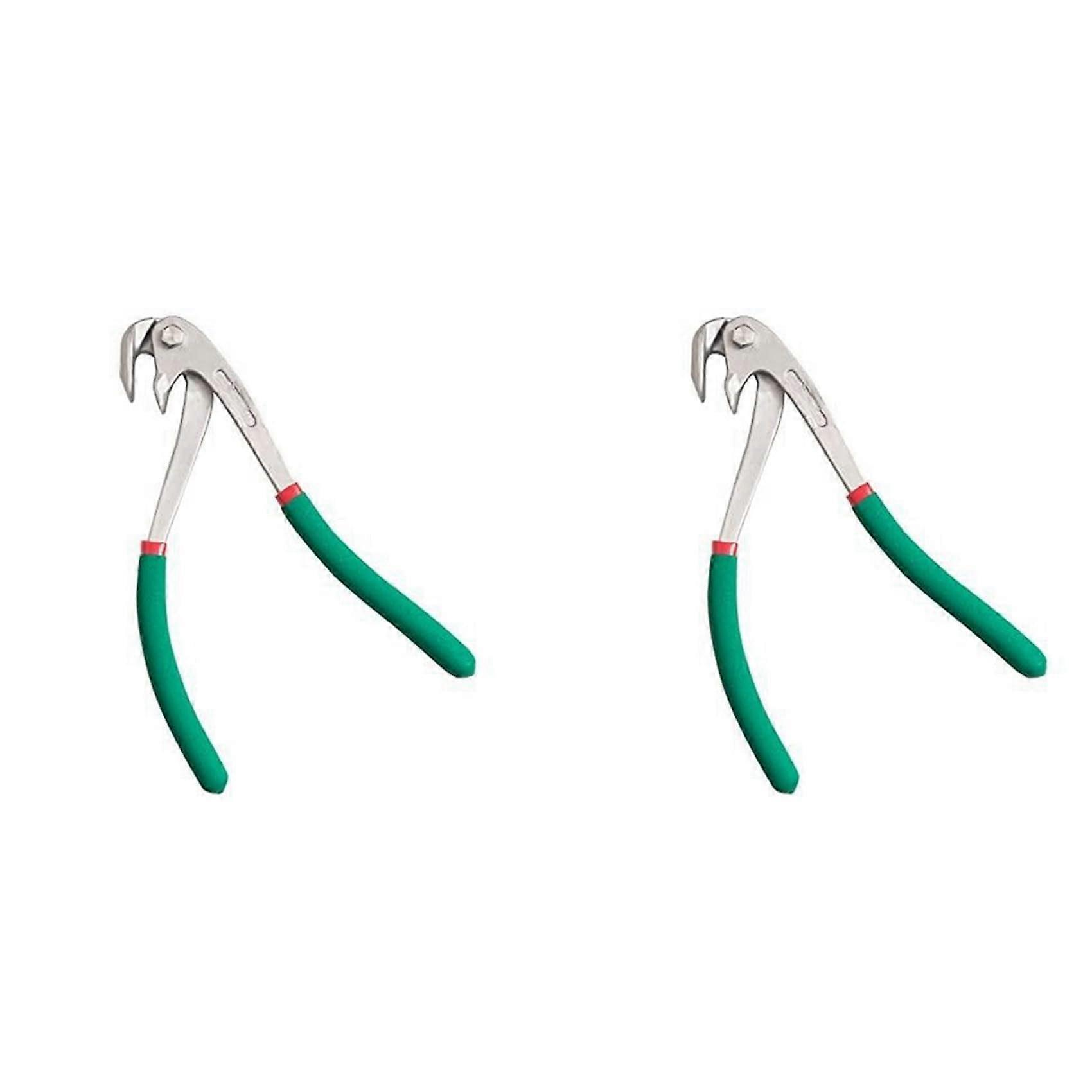 2 x Paintless Dent Kit, Car Door Edge Tool, Body Pliers, Car Door Trim Fixing Tool, Metal Crimping Vise