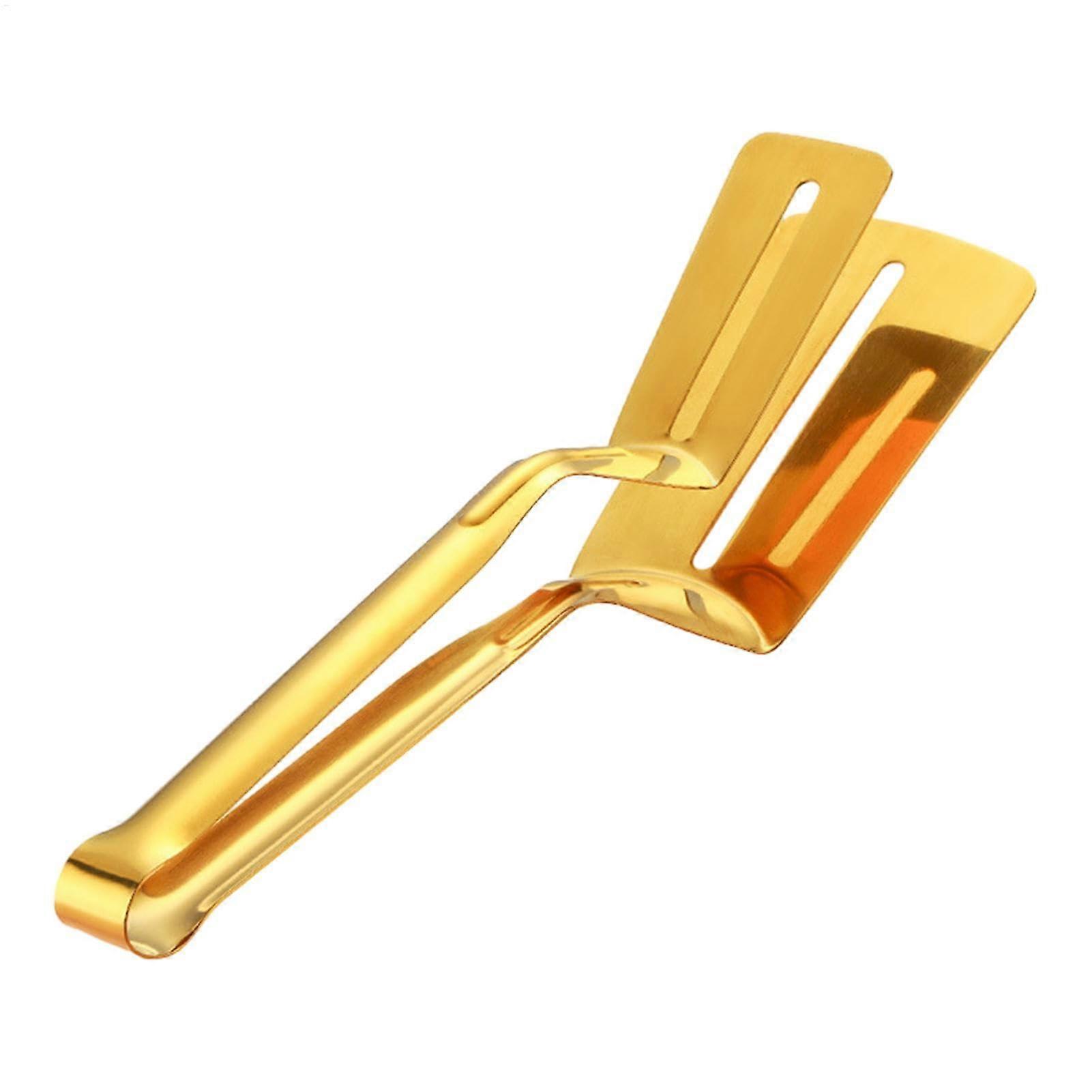 Double Spatula Flipper Non-Adhesive Reversible Double-Sided Spatula Fish Turner Ergonomic Handle For Fried Steak