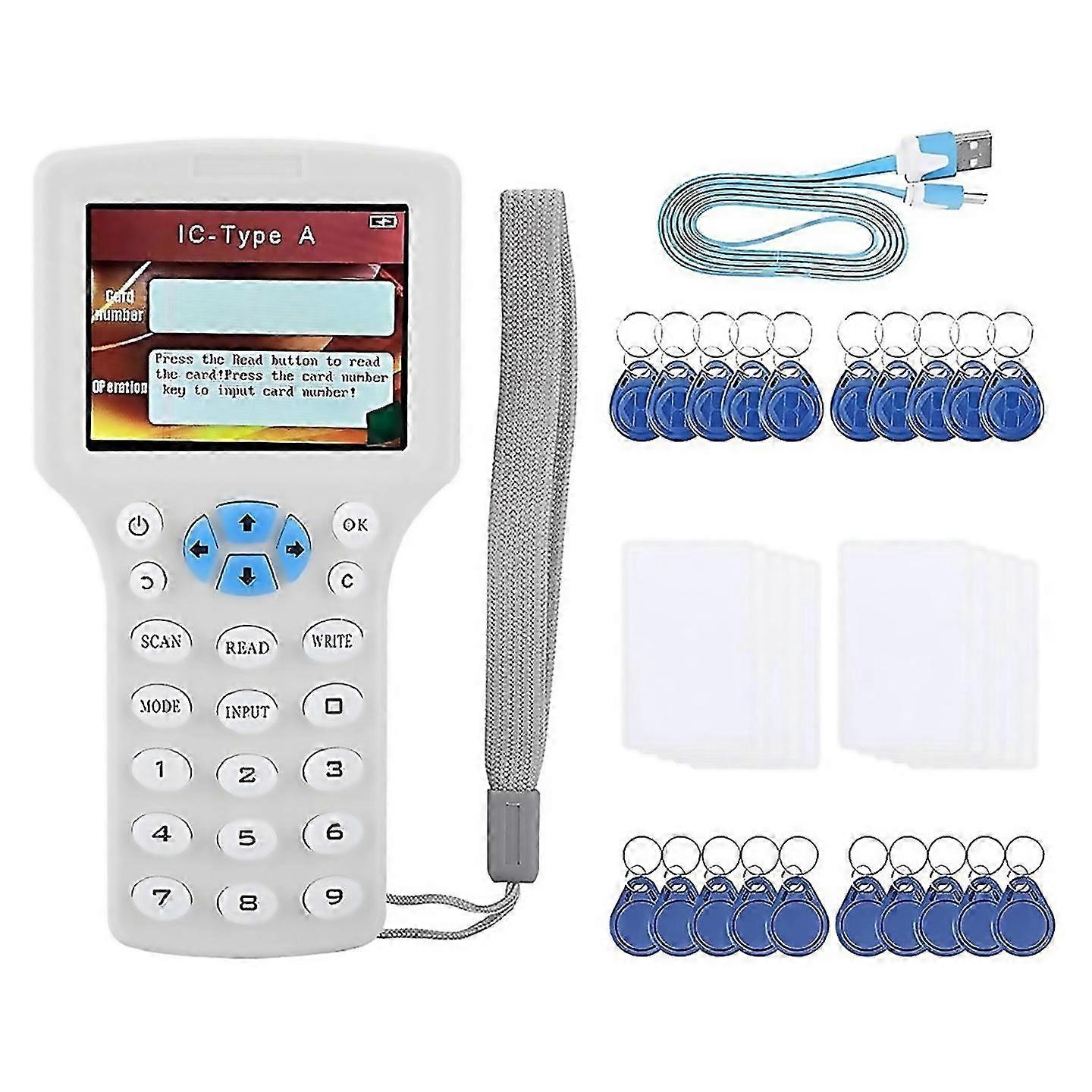 For Rfid Card Reader Burnericid English 10 Frequency Rfid Decoder