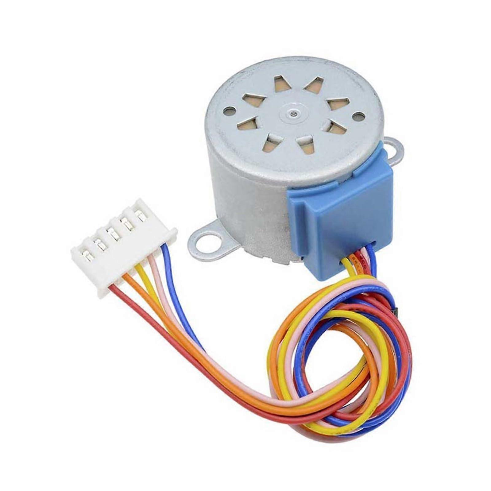 28BYJ-48 DC Stepper Motor 12V 4-Phase 5-Wire With ULN2003 Driver Board, 28mm Diameter, Arduino Compatible