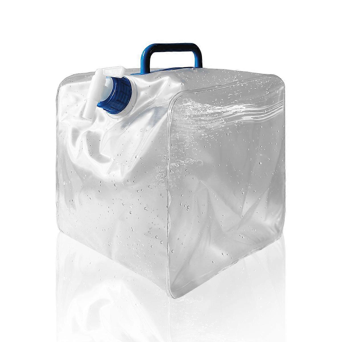 WELESHEI 8 Gallon Pvc Graded Collapsible Water Container With Screw Cap Square Shape Camping Water Storage Cube Jug Multiple Models 3 Size 3pcs