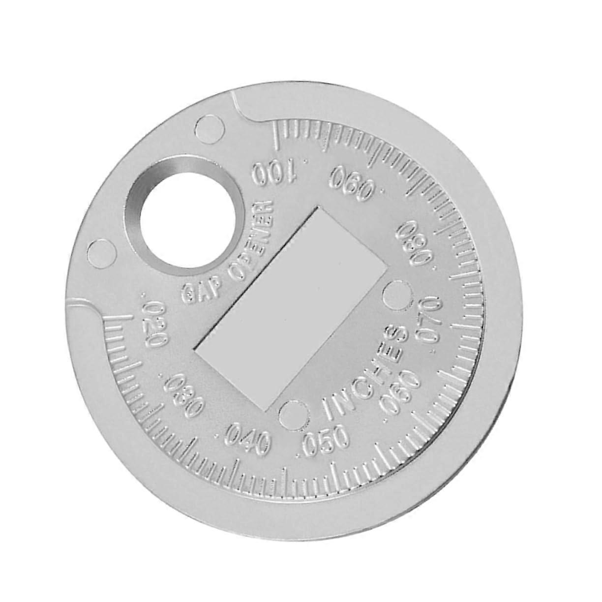 Spark Plug Gapping Tool Coin Type Gapper for Engine Spark Plug Gap Measurement, Compatible with Most Cars