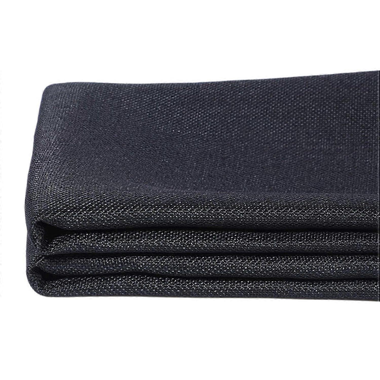 Polyester Speaker Acoustic Fabric Speaker Grill Cloth for Optimaled Sound Versatiledly Use in Auditory Black -HK814