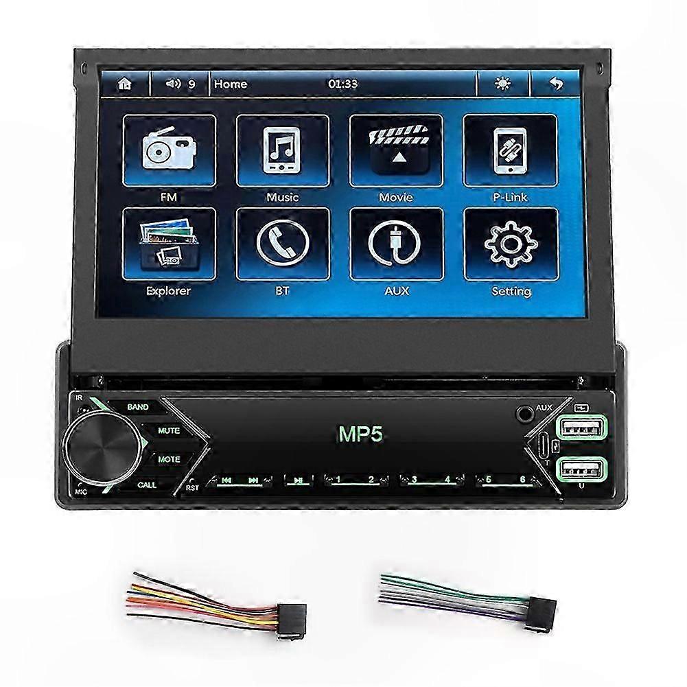 7" Touchscreen Car Stereo with Bluetooth, FM Radio, Mirror Link, USB/AUX Inputs