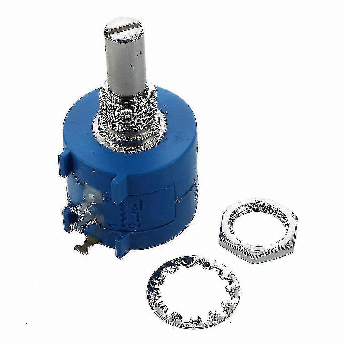 5k Ohm 10-Turn Wire Wound Precision Potentiometer for Rotary Applications