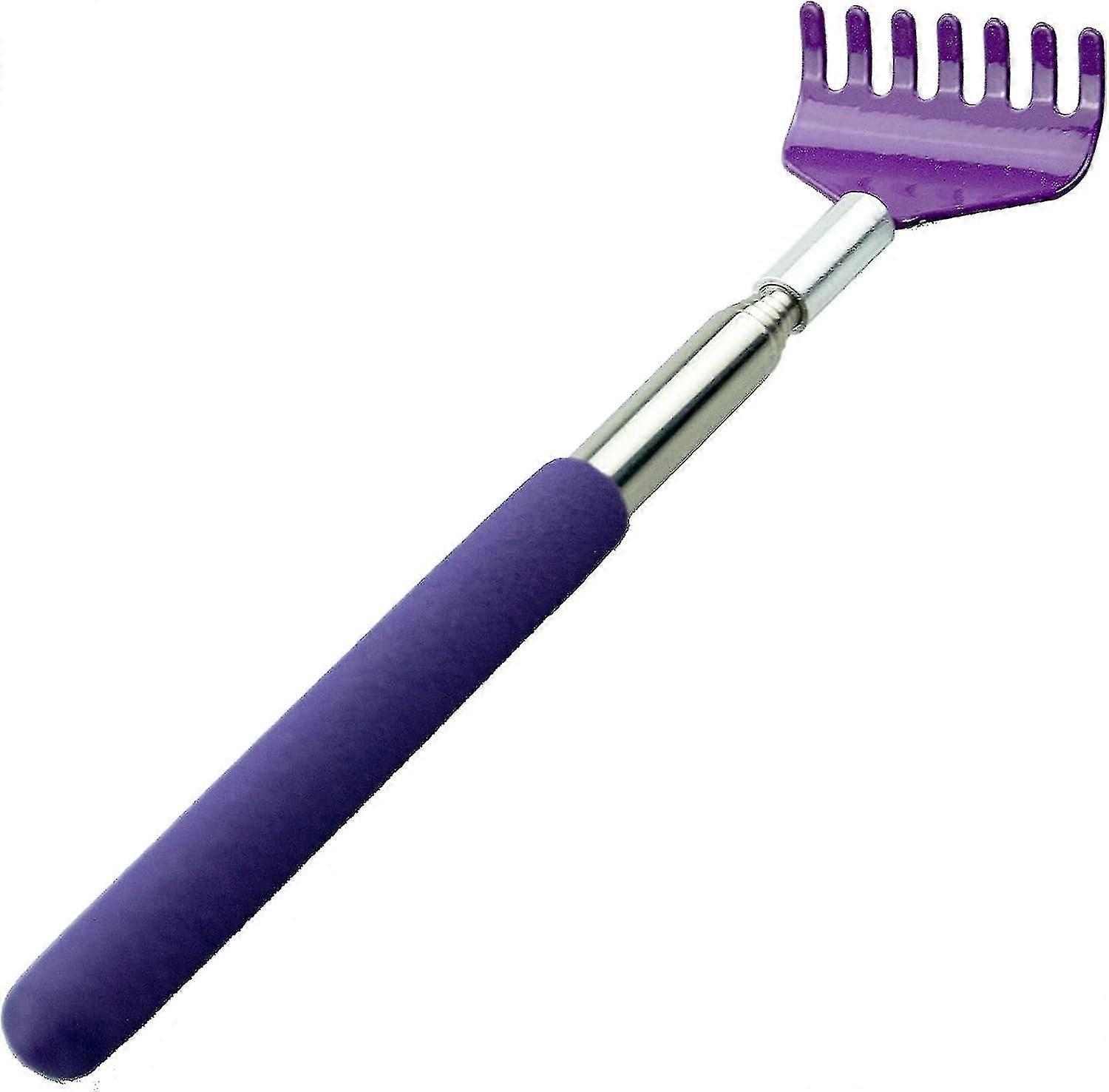 Back Scratcher, Portable Extendable Back Scratcher With Telescopic Handle For Adults Men Women Itch Reliefpurple
