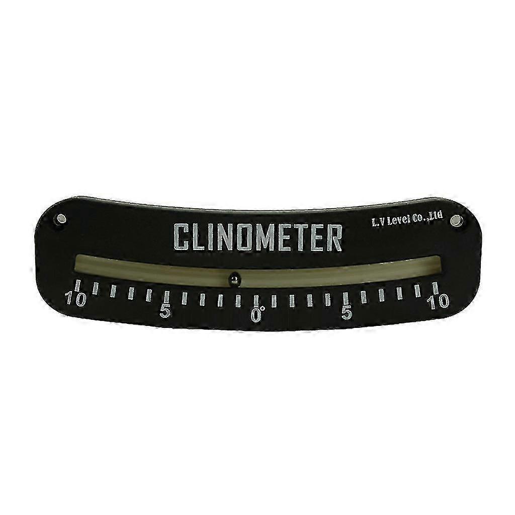 Marine Grade Shatter-Proof 10 Inclinometer Angle Indicator