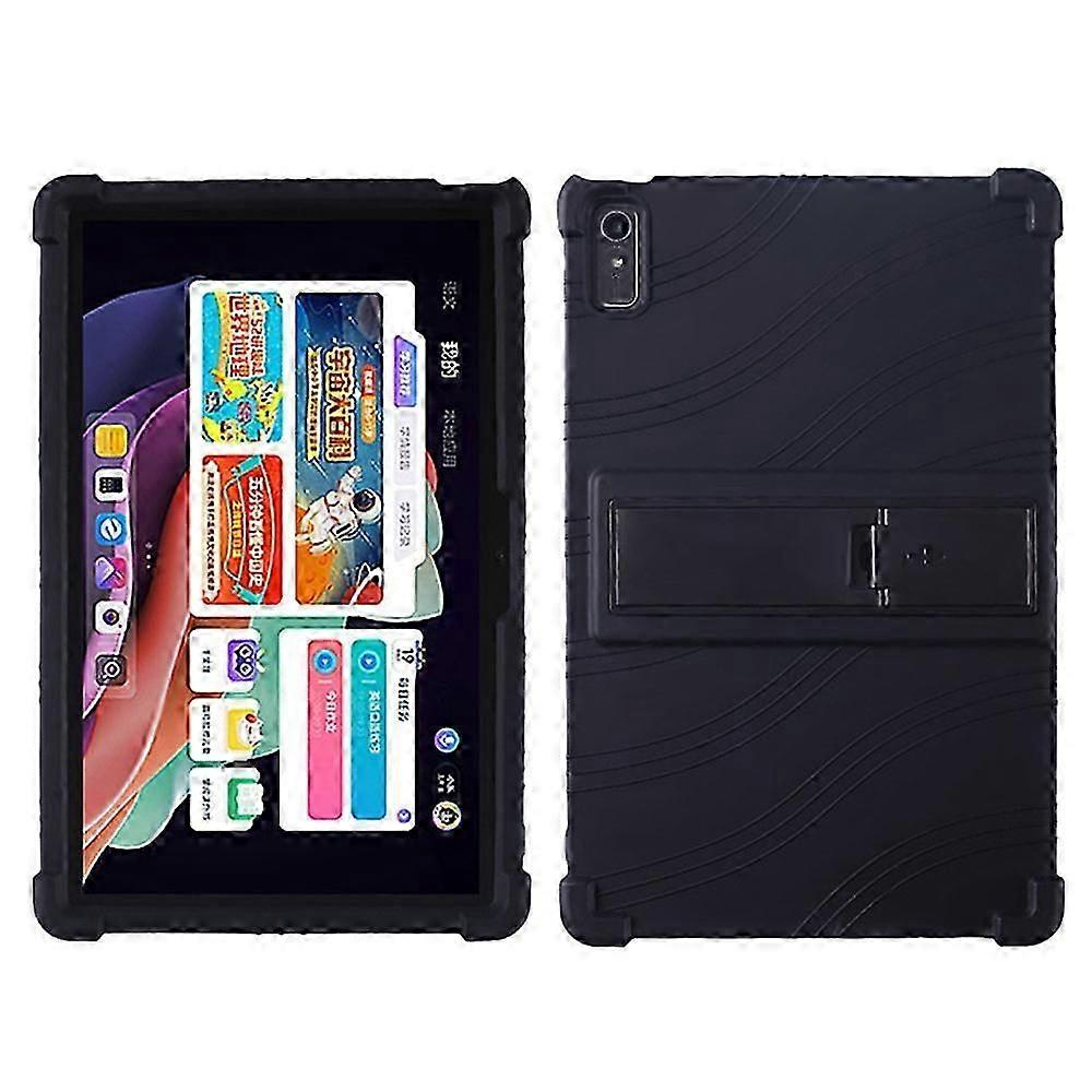 Soft Silicone Kickstand Tablet Case For Tab P11 Gen 2/ Tab P11 2022 TB-350, Reinforced Four Corner Shockproof Cover