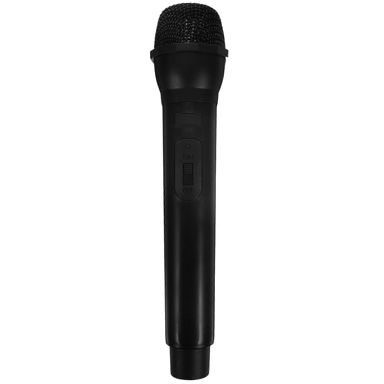 Pretend Microphone Prop Fake Microphone Model Stage Performance Microphone Prop for Role Play