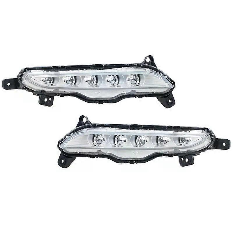 Apply LED Daytime Running Lights For Hyundai Tucson 2015 2016 2017 2018 Car Front Bumper Daytime Running Light Assembly Car Styling