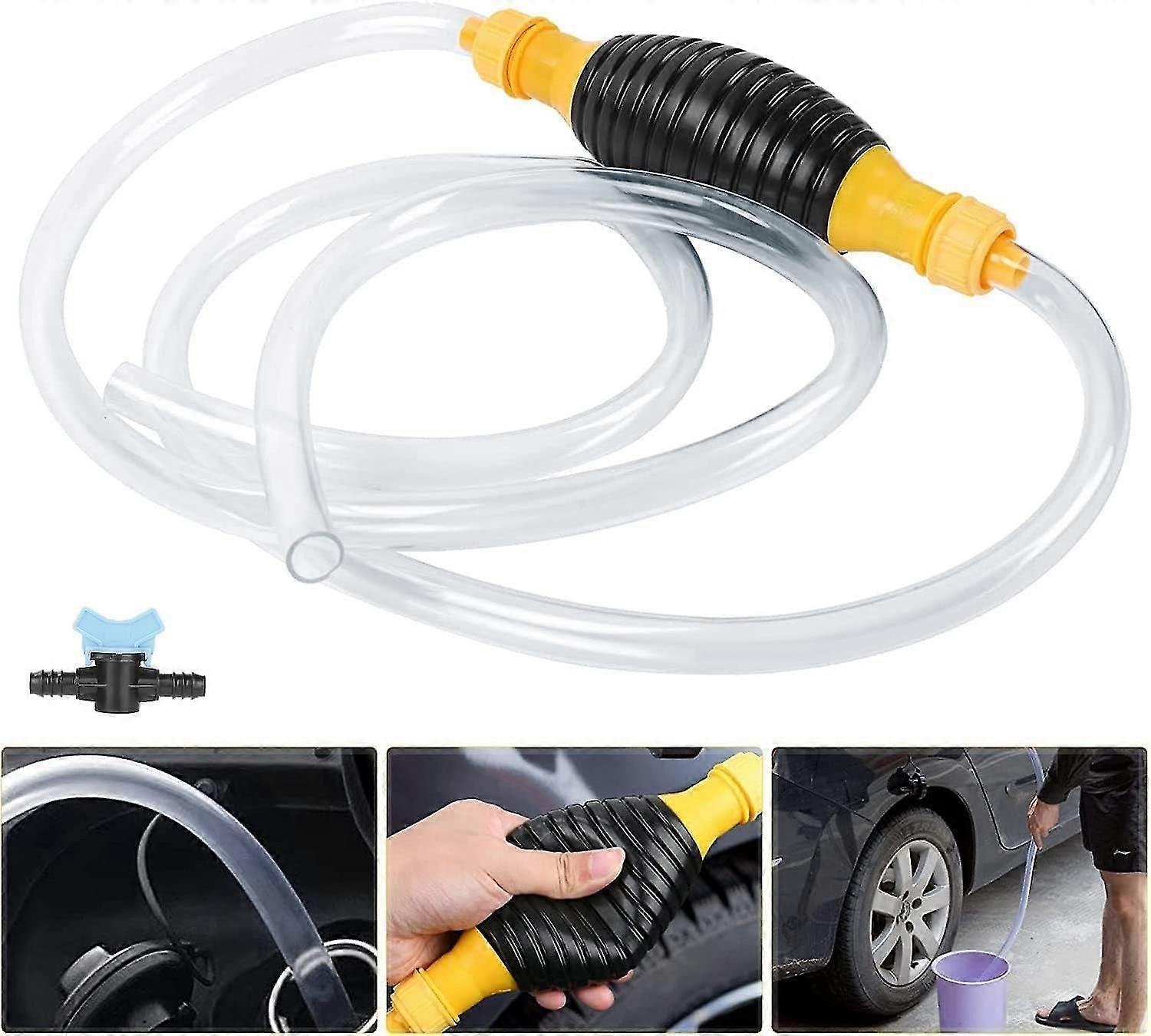 Manuaalinen nesteensiirtopumppu, kannettava manuaalinen siirtobensiinipumppu, käsipumppu Bensiinikaasudieselöljy