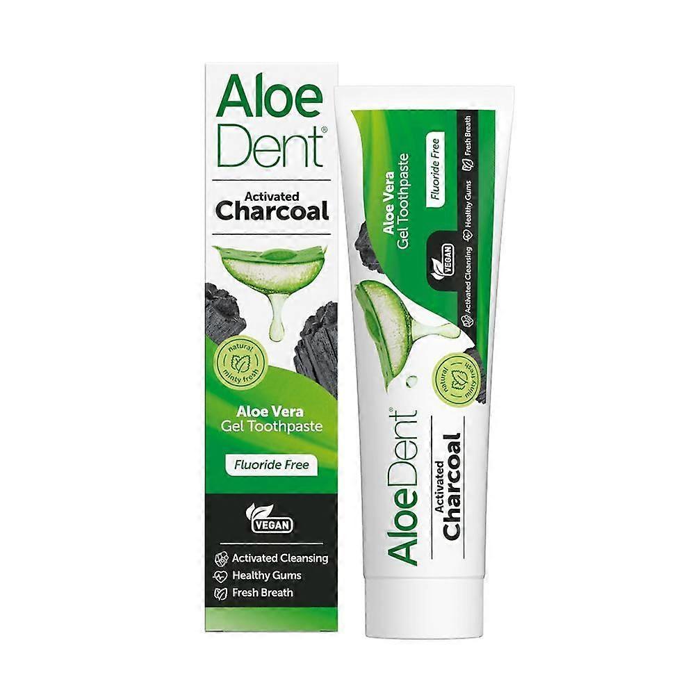 Aloe Dent ctivated Charcoal Aloe Vera Toothpaste 100ml - 3 Pack