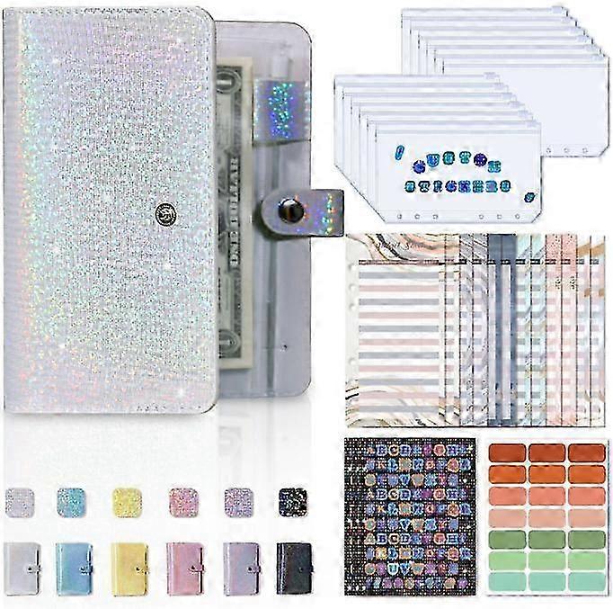 Budget Binder for Saving Money A6 Budget Binder with Zipper Envelopes