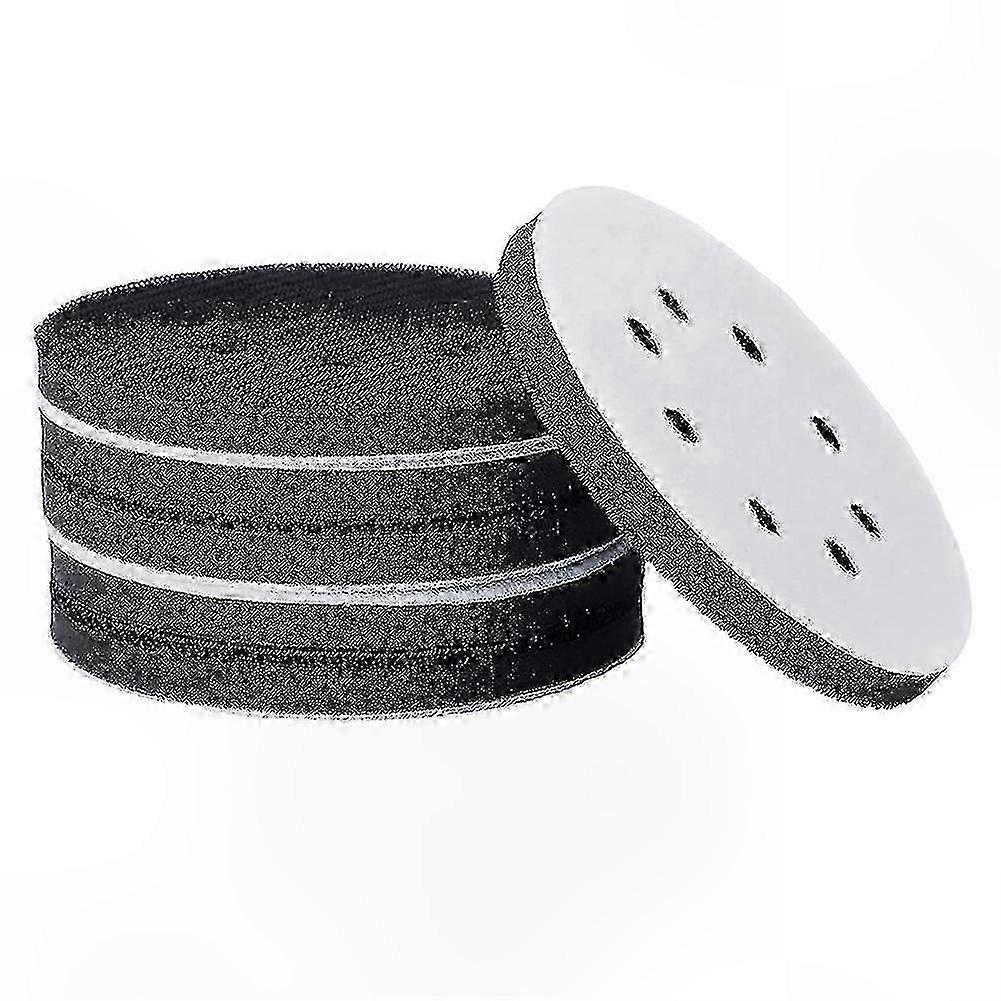 6-Pack 5" Soft Sponge Interface Pads for Sanding and Polishing Discs with Hook & Loop System hwy